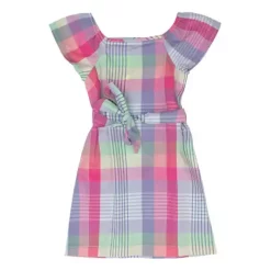 Girls' Silver Jeans Co. Flutter Belted Dress