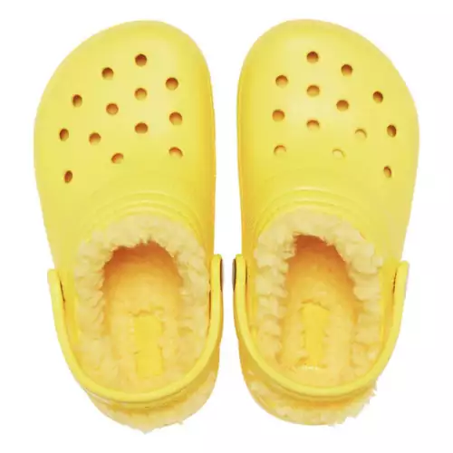 Toddler Crocs Classic Fuzz-Lined Clogs 2 Toddler Crocs Classic Fuzz-Lined Clogs - Image 2