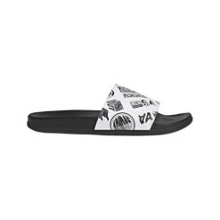 Men's Adidas Adilette Comfort Pattern Slide Sandals
