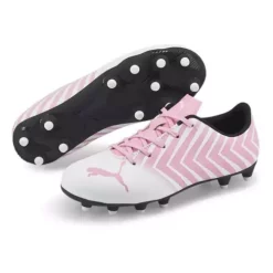 Girls' Puma Tacto II FG/AG Jr. Molded Soccer Cleats -K&K Interiors Shop 19510015898 3