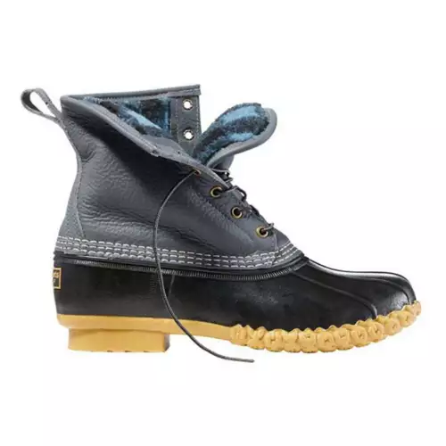 Men's L.L.Bean 8" Fleece Lined Waterproof Winter Boots 1 Men's L.L.Bean 8" Fleece Lined Waterproof Winter Boots