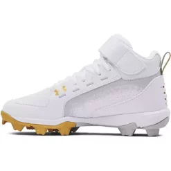 Kids' Under Armour Harper 6 Mid RM Jr. Molded Baseball Cleats -K&K Interiors Shop 19525166300 3