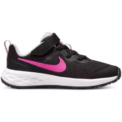 Girls' Nike Revolution 6 Hook N Loop Running Shoes