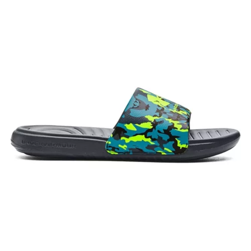 Boys' Under Armour Ansa Graphic Slide Sandals 1 Boys' Under Armour Ansa Graphic Slide Sandals