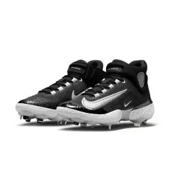 Men's Nike Alpha Huarache Elite 4 Mid Metal Baseball Cleats -K&K Interiors Shop 19615185214 1