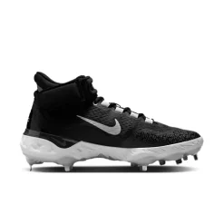 Men's Nike Alpha Huarache Elite 4 Mid Metal Baseball Cleats -K&K Interiors Shop 19615185214 5