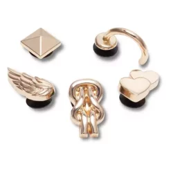 Crocs Elevated Gold Gurl 5 Pack Jibbitz