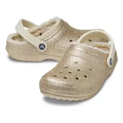 Adult Crocs Classic Glitter Fuzz-Lined Clogs -K&K Interiors Shop 19626516229 2
