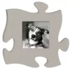 P GRAHAM DUNN P. Graham Dunn Solid Grey Puzzle Photo Frame