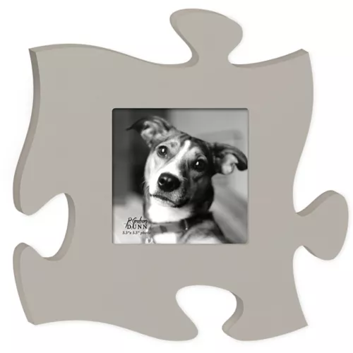 P GRAHAM DUNN P. Graham Dunn Solid Grey Puzzle Photo Frame 1 P GRAHAM DUNN P. Graham Dunn Solid Grey Puzzle Photo Frame