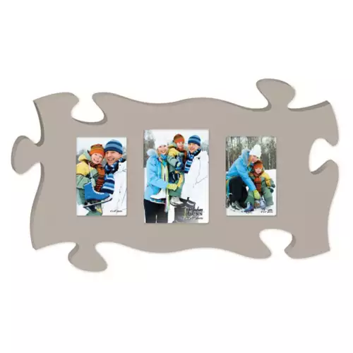 P GRAHAM DUNN P. Graham Dunn Light Grey Puzzle Plaque 1 P GRAHAM DUNN P. Graham Dunn Light Grey Puzzle Plaque