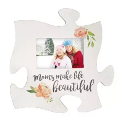 P GRAHAM DUNN P. Graham Dunn Moms Make Life Beautiful Puzzle Plaque