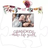 P GRAHAM DUNN P. Graham Dunn Grandkids Make Life Grand Puzzle Piece Wall Frame