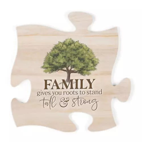 P GRAHAM DUNN P. Graham Dunn Family Gives You Roots Puzzle Piece Sign 1 P GRAHAM DUNN P. Graham Dunn Family Gives You Roots Puzzle Piece Sign
