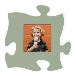 P GRAHAM DUNN P. Graham Dunn Green Frame Puzzle Piece Wall Art