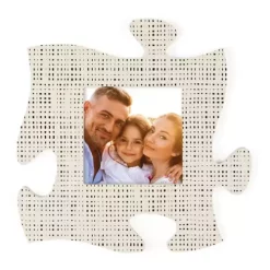 P GRAHAM DUNN P. Graham Dunn Thatched Frame Puzzle Piece Wall Art