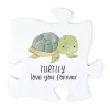 P GRAHAM DUNN P. Graham Dunn Turtley Love You Forever Puzzle Piece Wall Art
