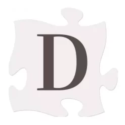 P Graham Dunn Letter D Puzzle Piece