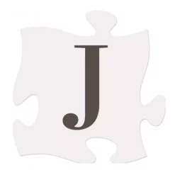 P Graham Dunn Letter J Puzzle Piece