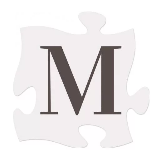 P Graham Dunn Letter M Puzzle Piece 1 P Graham Dunn Letter M Puzzle Piece