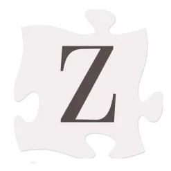 P Graham Dunn Letter Z Puzzle Piece