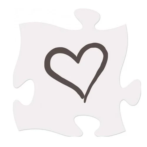 P Graham Dunn Heart Puzzle Piece 1 P Graham Dunn Heart Puzzle Piece