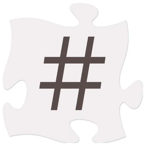 P Graham Dunn Hashtag Puzzle Wallart 1 P Graham Dunn Hashtag Puzzle Wallart