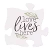P Graham Dunn Love Lives Here Puzzle Piece