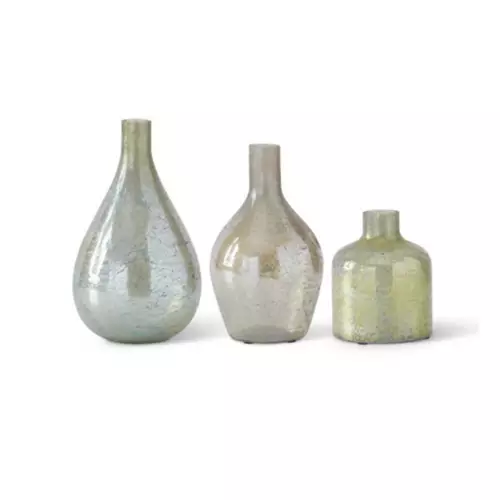 K&K Interiors Antique Matte Glass Vase 1 K&K Interiors Antique Matte Glass Vase