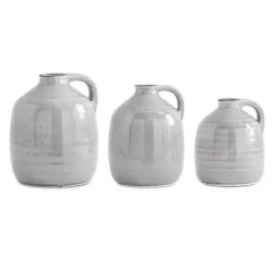 K&K Interiors Ceramic Gray Jug With Handle