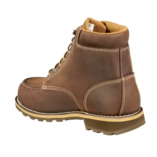 Men's Carhartt Traditional Welt 6" Moc Toe Soft Toe Waterproof Work Boots 2 Men's Carhartt Traditional Welt 6" Moc Toe Soft Toe Waterproof Work Boots - Image 2