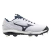 Women's Mizuno Sweep 5 Low Metal Softball Cleats